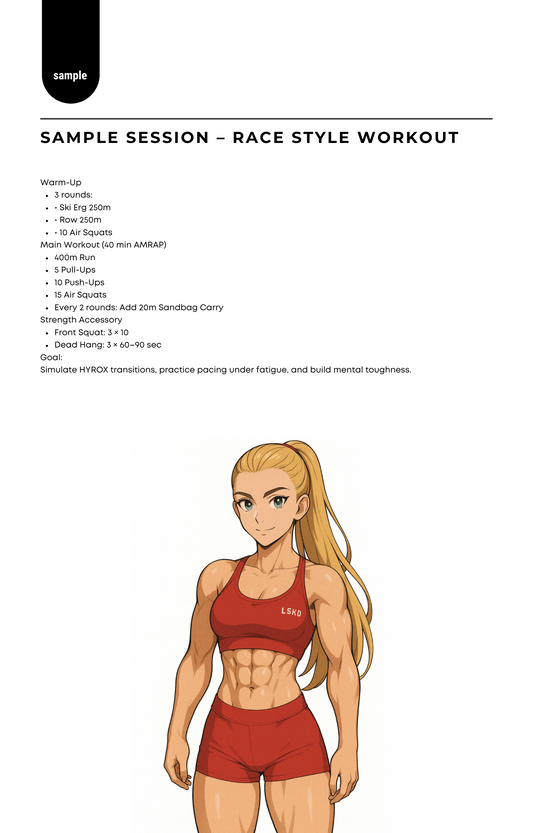 6 week HYROX program